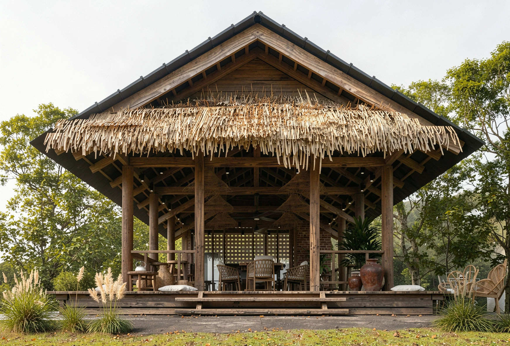 Front facade — wabi-sabi architecture and interior design by W Vision Lab Malaysia