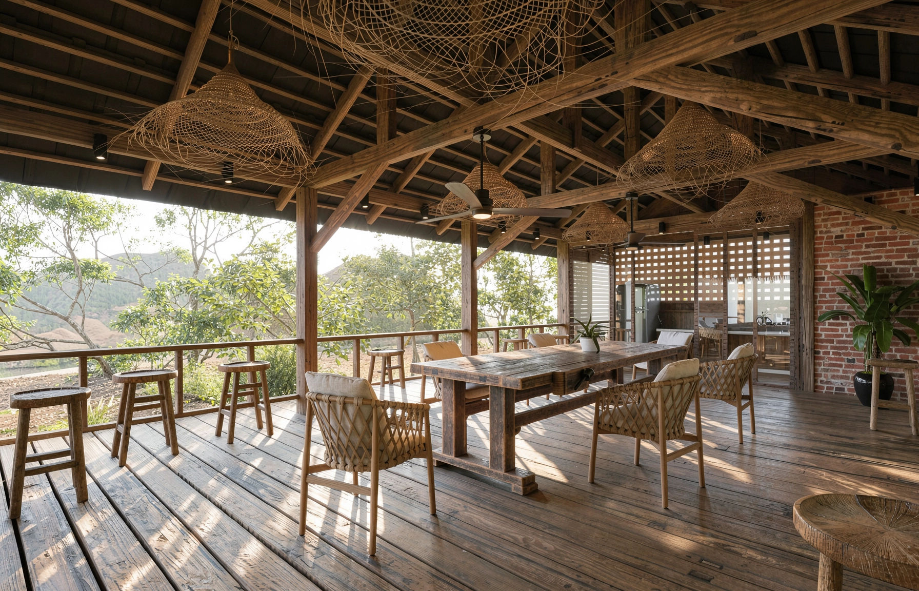 Dining interior — wabi-sabi architecture and interior design by W Vision Lab Malaysia