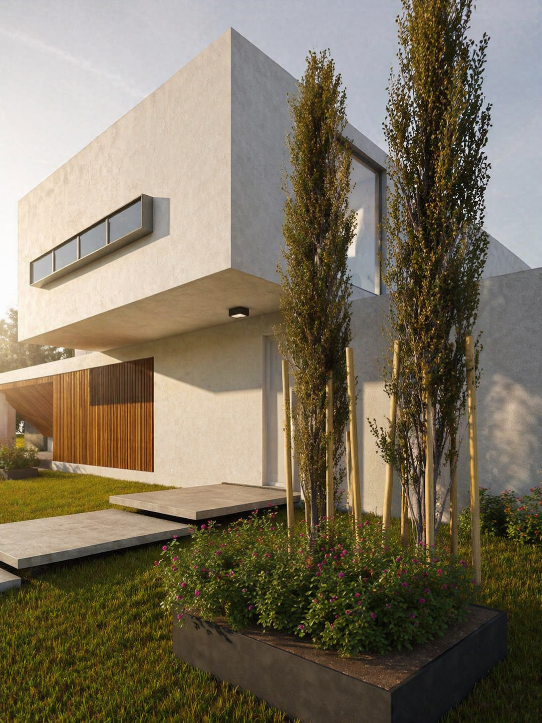 Garden view — wabi-sabi architecture and interior design by W Vision Lab Malaysia
