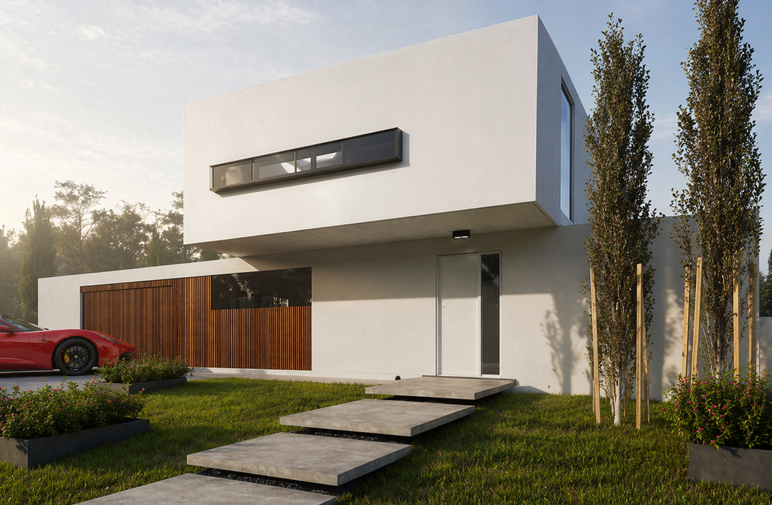 The Lath House — Contemporary Minimalist Home