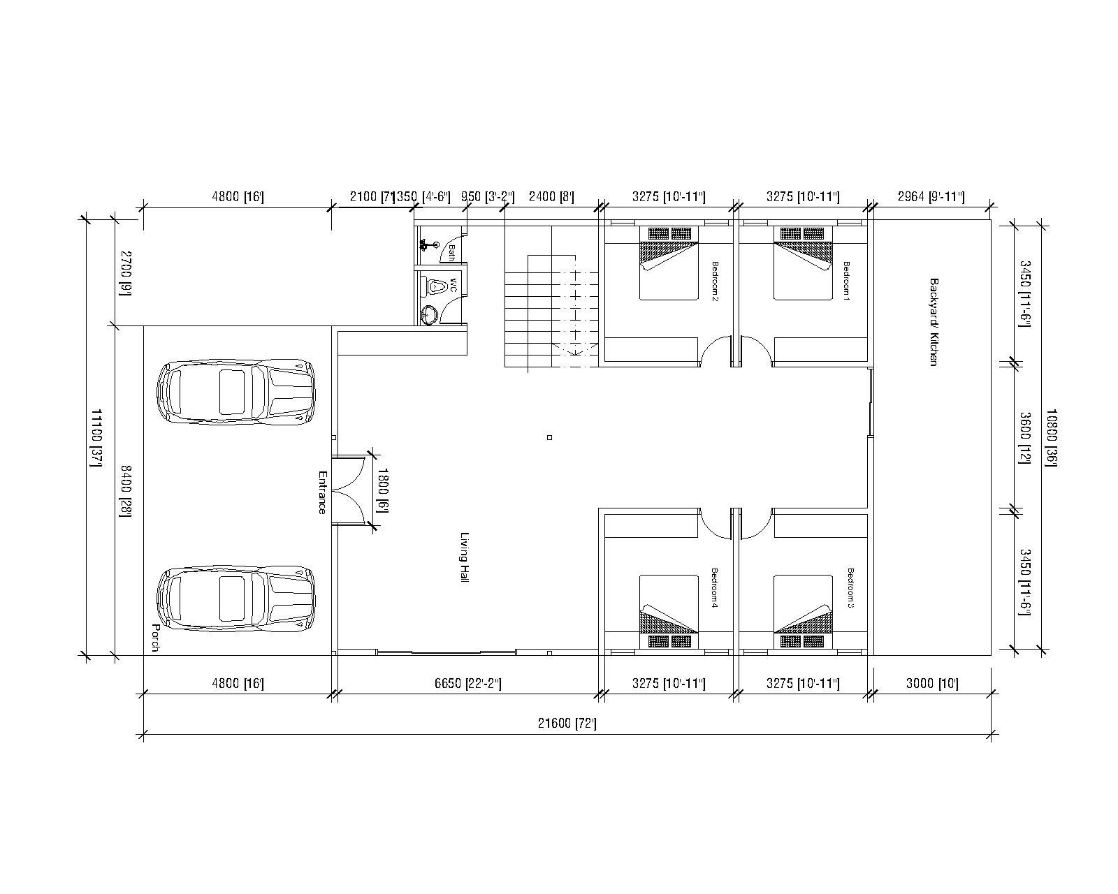 Floor plan — wabi-sabi architecture and interior design by W Vision Lab Malaysia