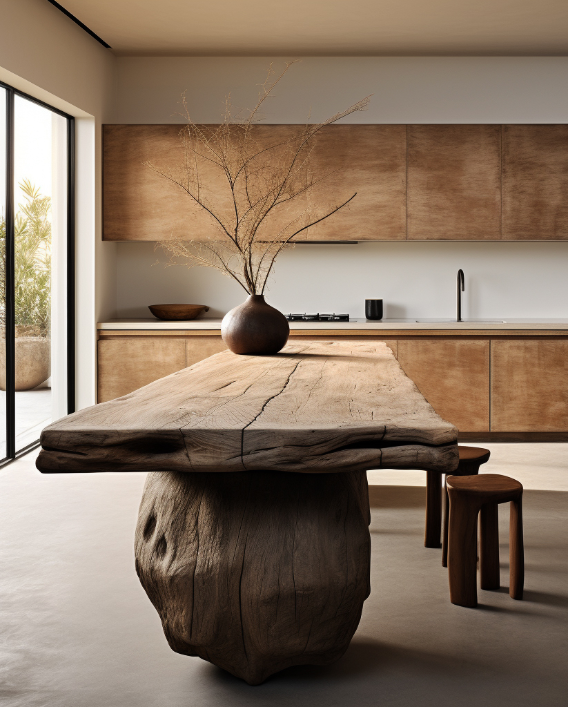 The Raw Kitchen — Reclaimed Timber Island Design