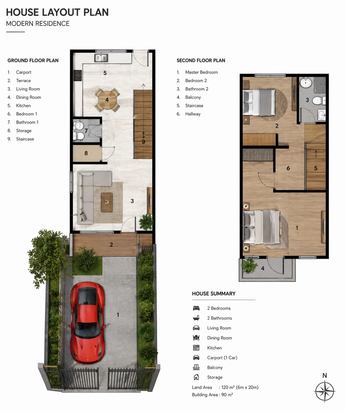 Dusk elevation — wabi-sabi architecture and interior design by W Vision Lab Malaysia