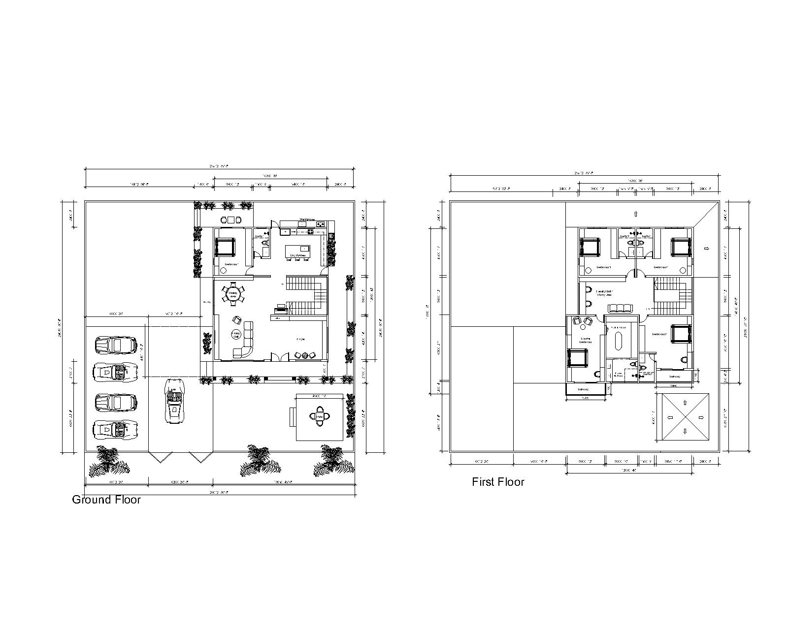 Floor plan — wabi-sabi architecture and interior design by W Vision Lab Malaysia